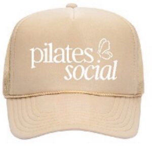 Beige Pilates Social Hat