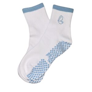 PS Blue Butterfly Grip Sock