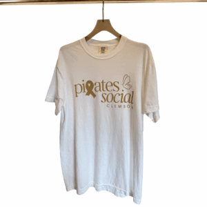 PS Gold Ribbon White T Shirt