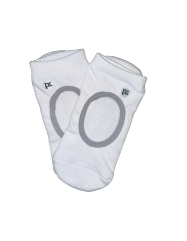 The PS White Ankle Grip Sock